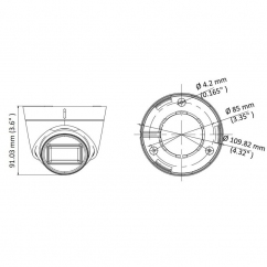Kamera analog HD 5Mpx 2.4mm HQ CCTV