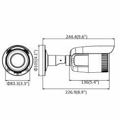 Kamera IP 2Mpx 2.8mm-12mm HQ CCTV