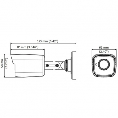 Kamera analog HD WDR 2Mpx 2.8mm HQ CCTV